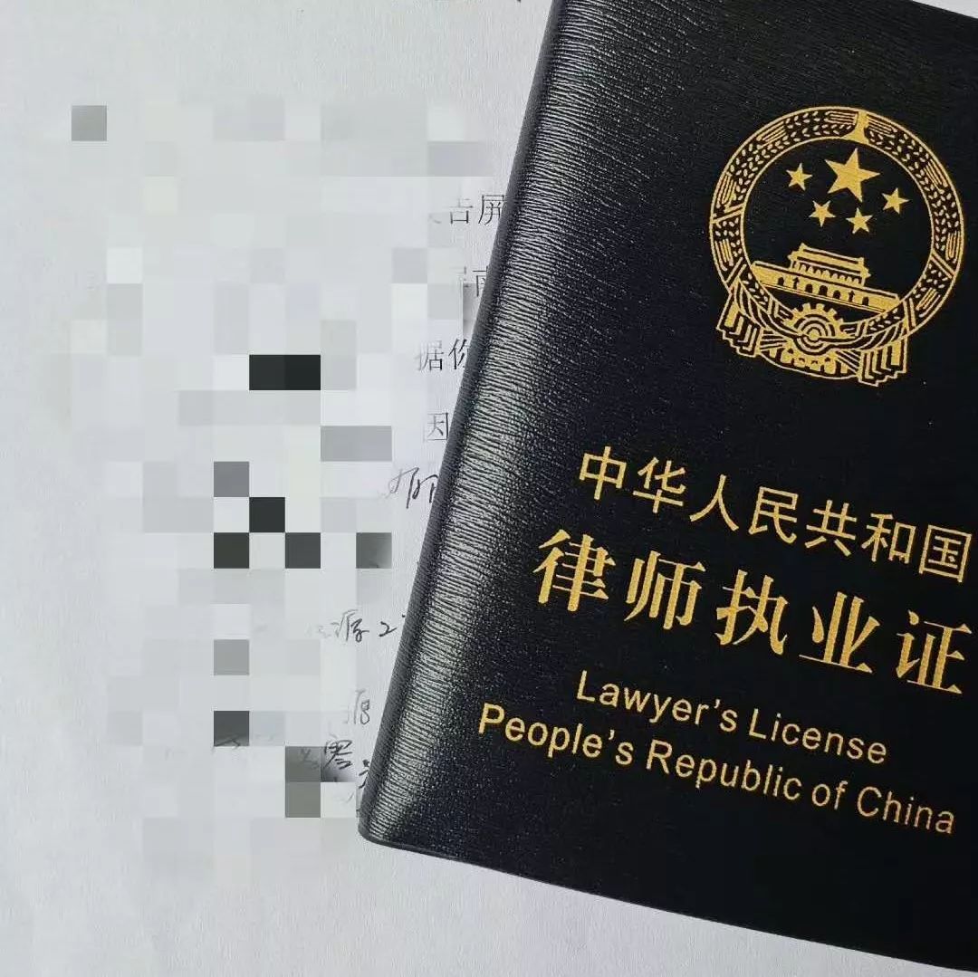 在北京的一年,他拿到了律师执业证.