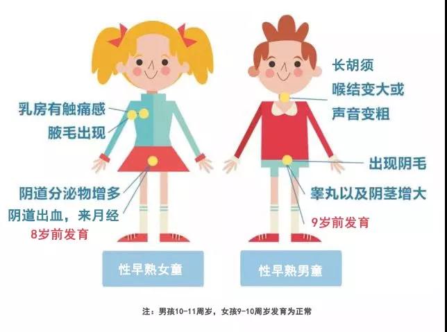 女性发育第二性征图片