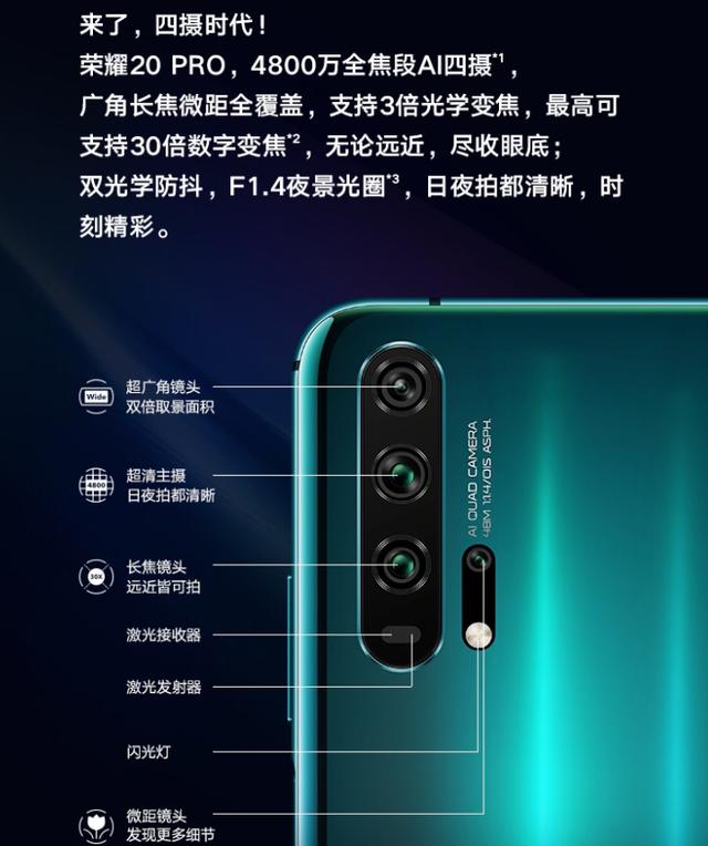 honor20pro参数图片