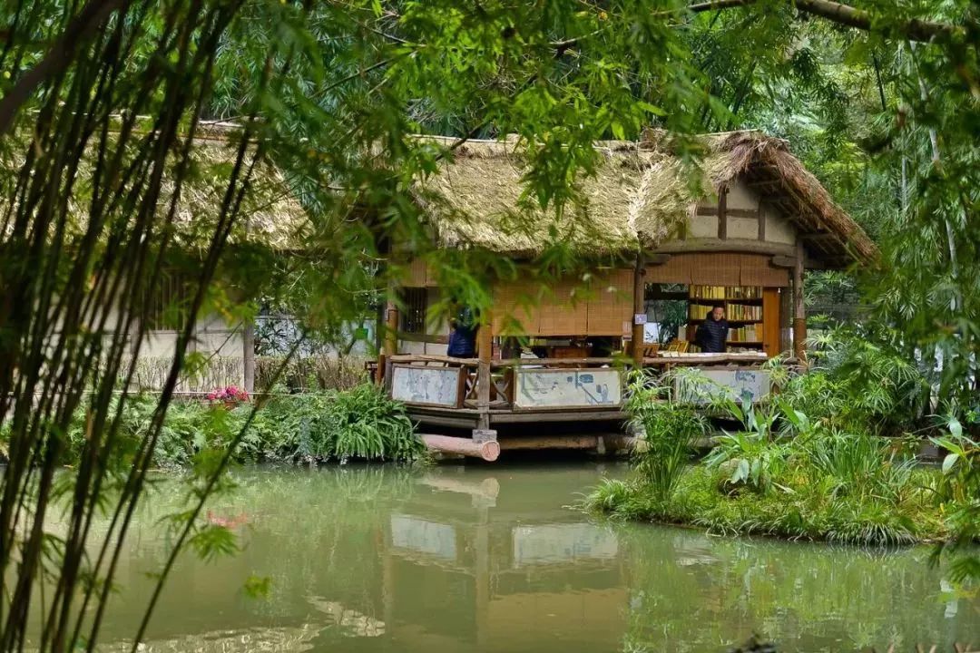 天府文化大家说杜甫和苏东坡笔下的川西林盘