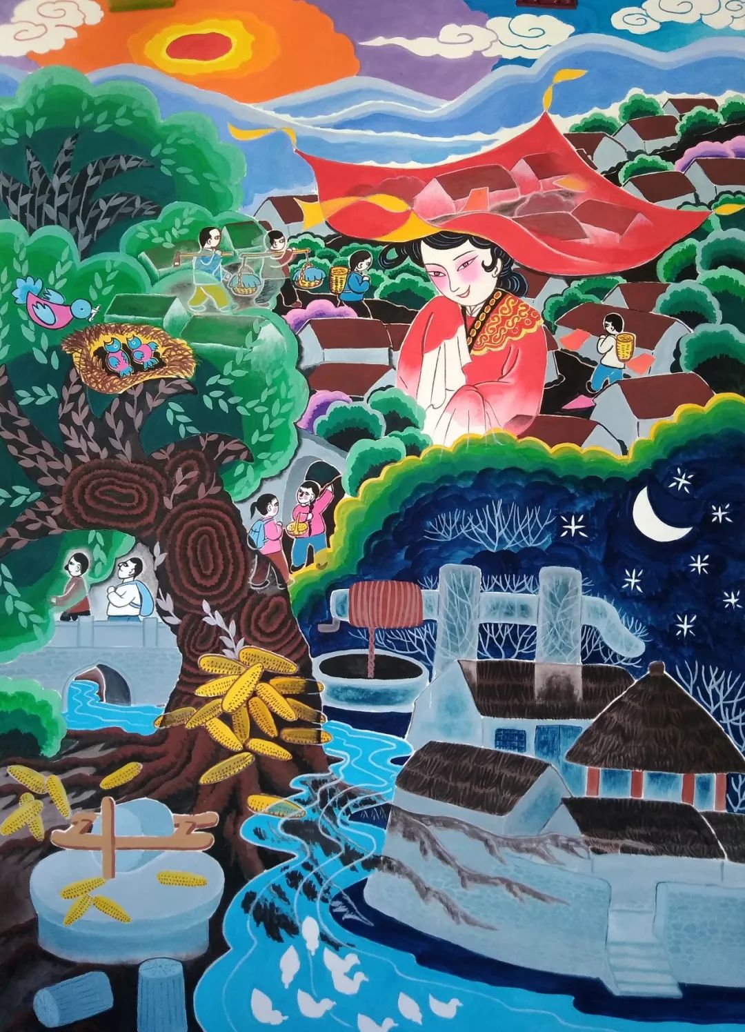 【名家推介】青州农民画画师——张健美作品欣赏