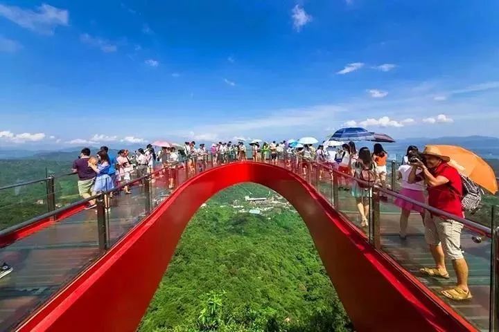 广东第一离地400多米广州及周边10条玻璃桥周末走起