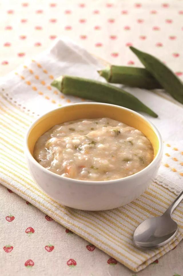 秋葵蔬菜米糊 (适合4～6个月的宝宝)