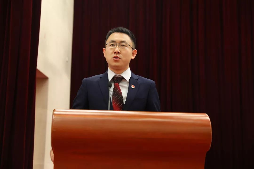 哲学学院2017级博士生田博毅作为当代中国大学生理论宣讲团体的代表