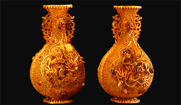 明代皇室金器一个黄金的世界上演一出盛世繁华的大戏