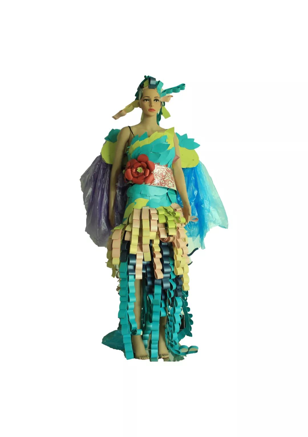 纯之染|艺术学院环保模特服装秀_设计