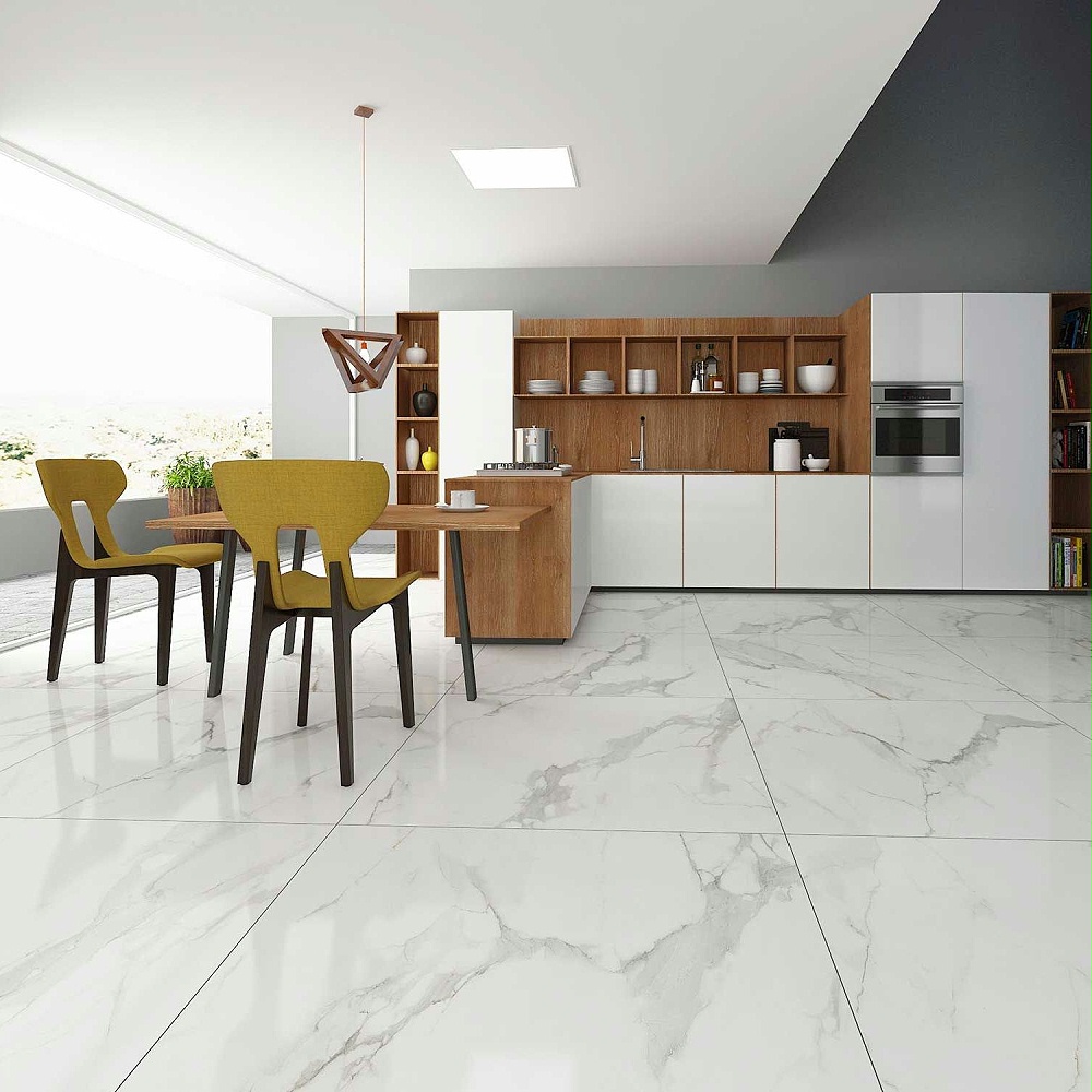 白色通体大理石瓷砖有你喜欢吗