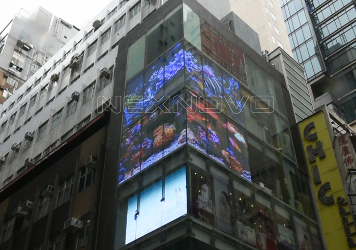 玻璃幕墙led显示屏的优势和机遇