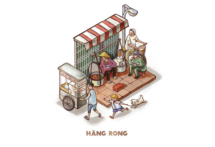 maxk nguy61n 的2.5d手绘作品,记忆中的街角-王氏教育_专业