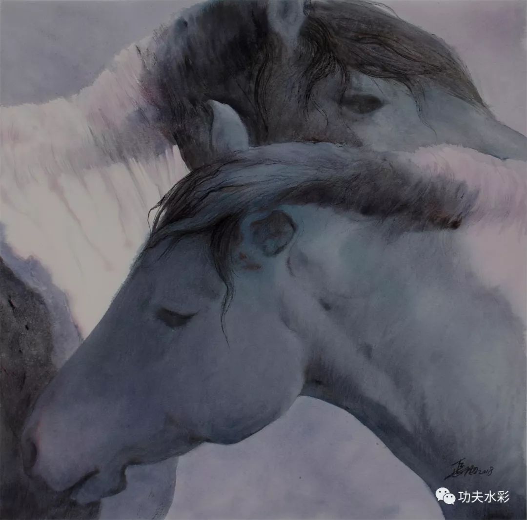 中国水彩画家长海作品2019