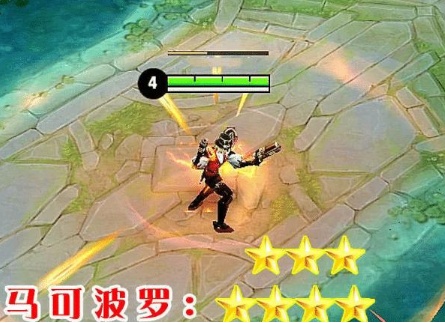 六神射手伤害对比,黄忠3颗星垫底,马可波罗7星第二,他却是十星