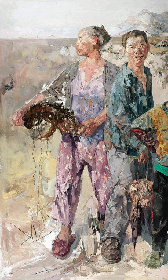 当代油画"写实意象派"的代表—中国画家张延昭作品赏析_人物