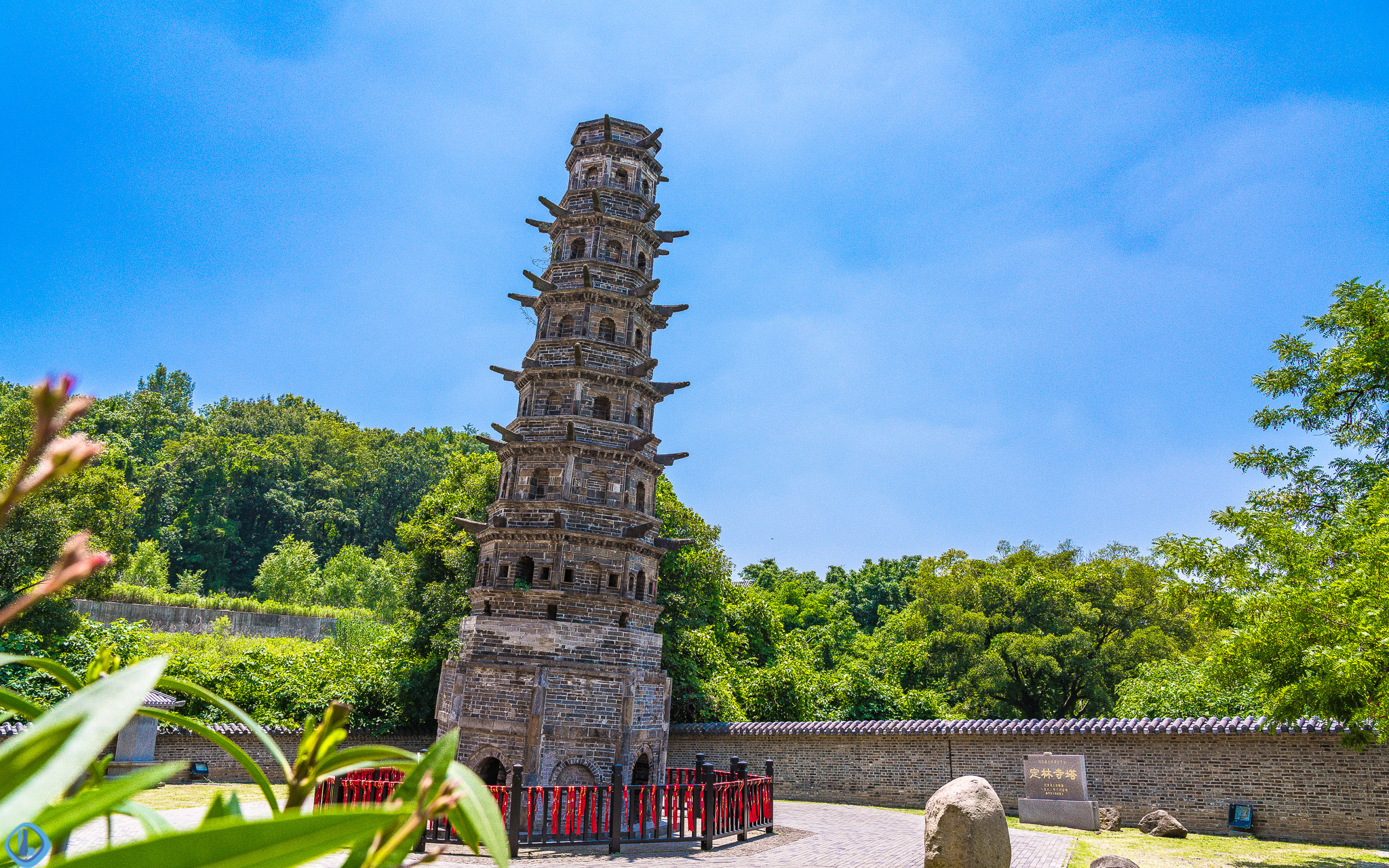 南京江宁方山定林寺塔,全世界倾斜度最大的斜塔