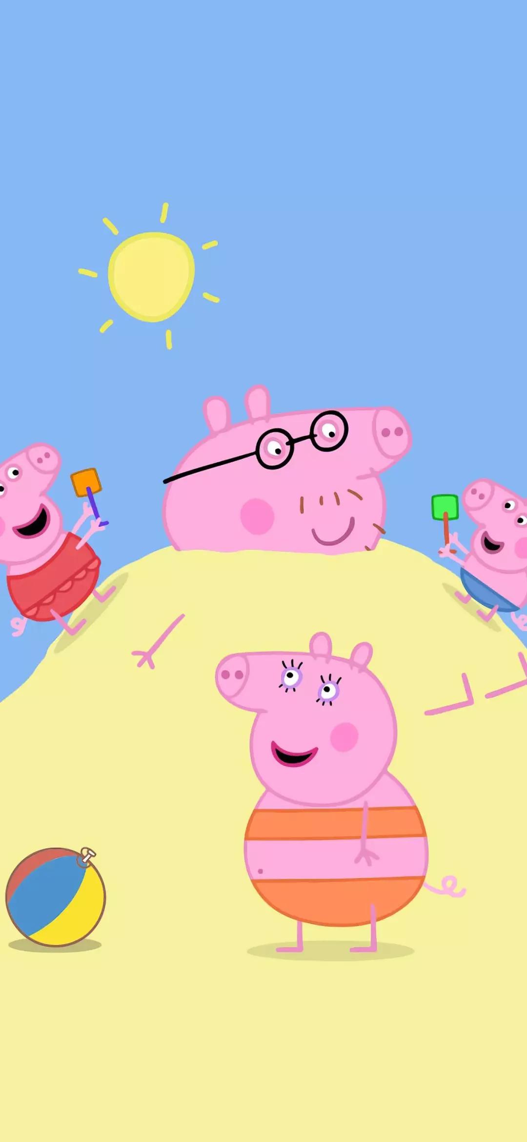 卡通壁纸小猪佩琪你配我