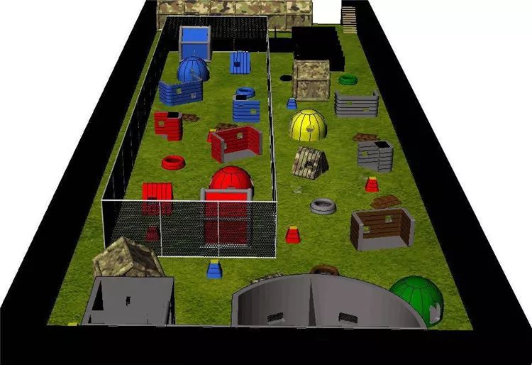 地处五方桥运动中心彩虹国度cs馆已悄悄营业,3000平场地由两个作战区