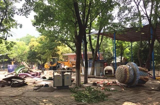 相山公园儿童乐园改造项目正在动工中,预计开园时间是……_淮北