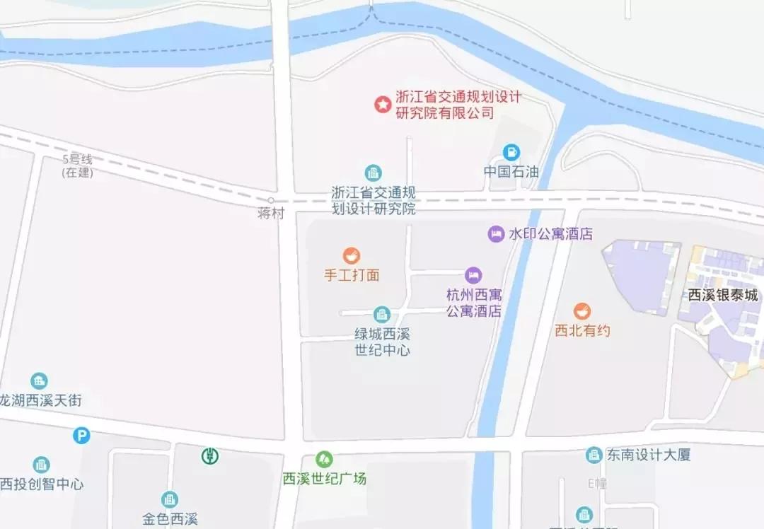 站点周边有龙湖西溪天街,泰禾中央广场,杭州学军中学,浙江省交通规划