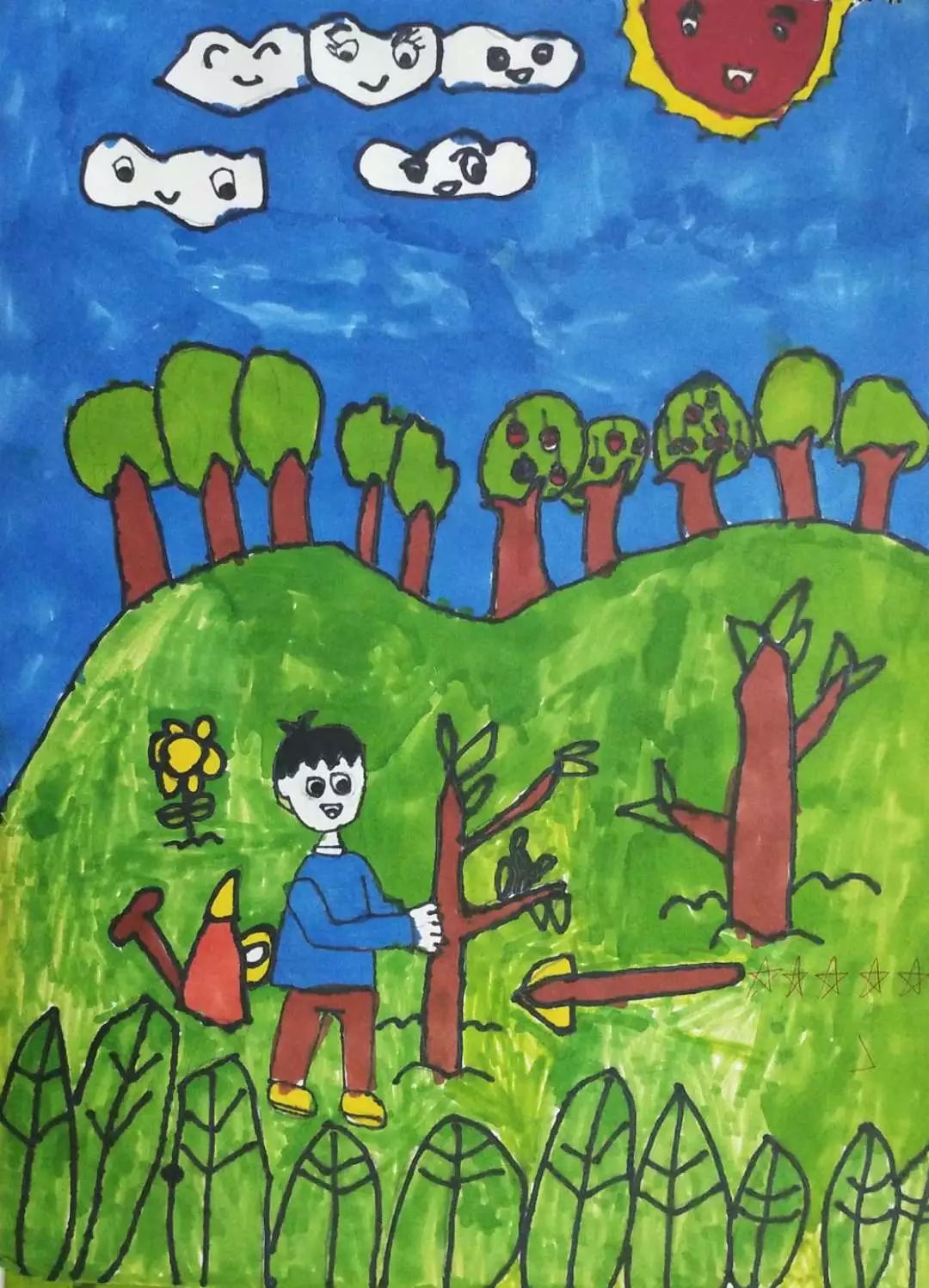 创意儿童画色彩丰富,创意无限的绘画让我们大饱眼福每一种形式的绘画