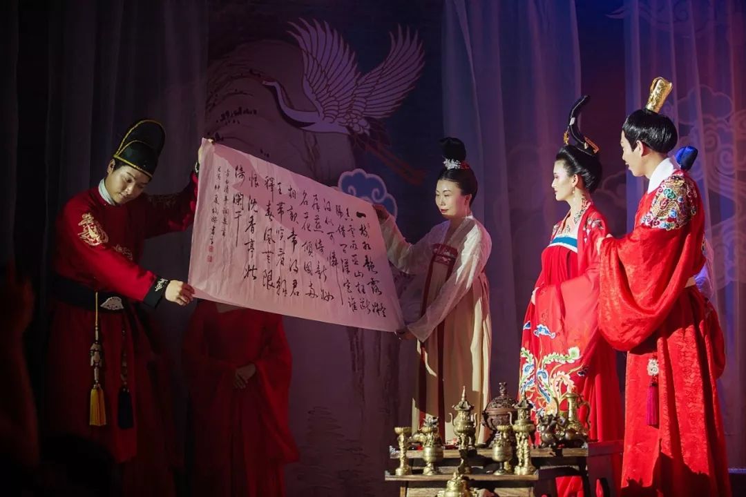 雅韵华章大美唐制婚礼再现南充天府尚雅酒店
