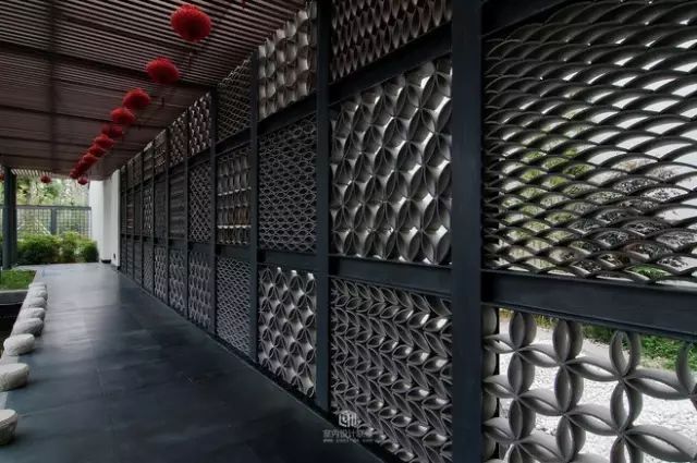 让他们在庭院雅室发挥自己的独特的艺术魅力~没有绚丽的色彩,砖瓦呈色