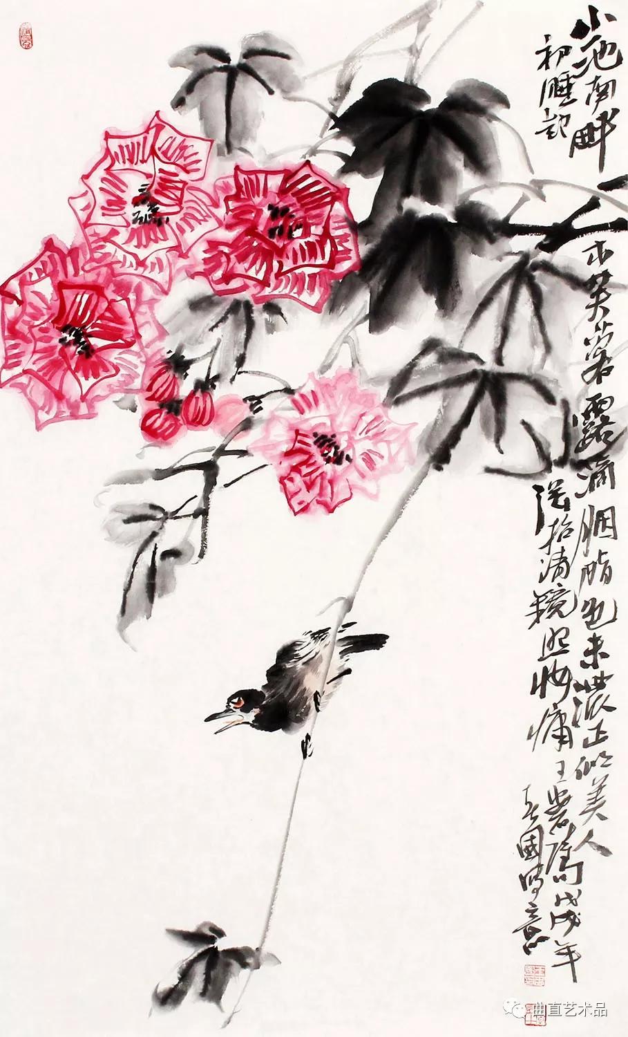 花鸟篇丨王春国与他的大写意花鸟_作品