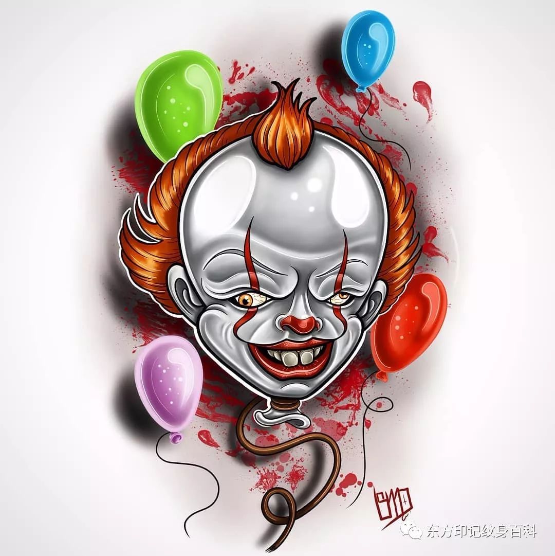 newschool纹身手稿还挺好看的呢