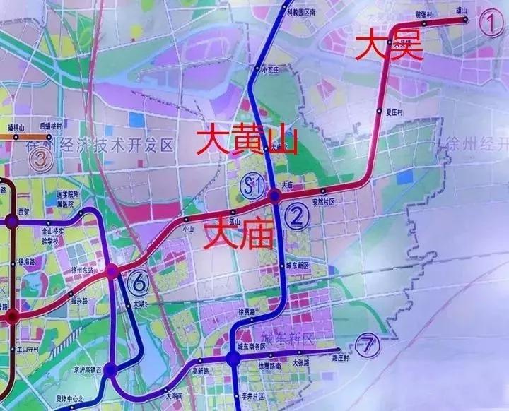 东区是徐州发展的主方向,根据规划,未来徐州地铁共有11条线177座车站