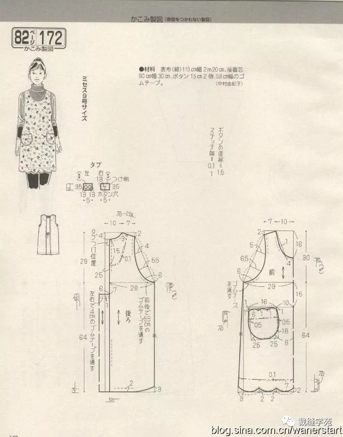 围裙的制作方法图片