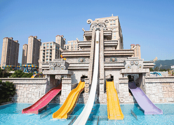 激情冲浪,23米垂直滑道,这座万人乐园搬来一只真大象