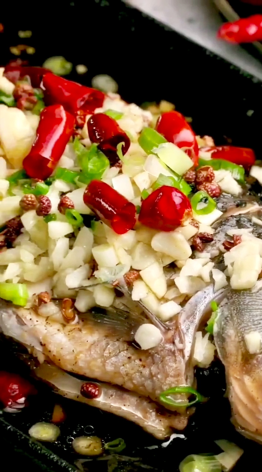 红格美食制作超简单味道却不错的蒜瓣鱼零厨艺也可以