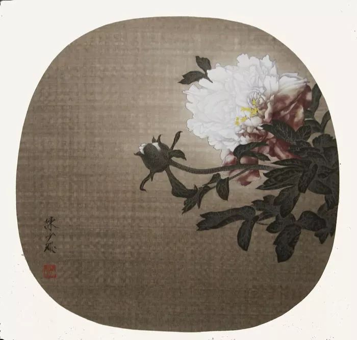 陈少珊工笔花鸟画宁静中带有一些涩味