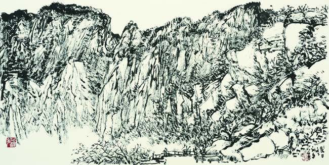 焦中见润气象万千画家李永平风景写生作品选