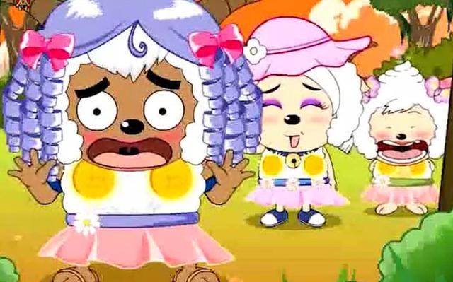 《喜羊羊与灰太狼》中的女装大佬,喜羊羊美艳,沸羊羊淳朴