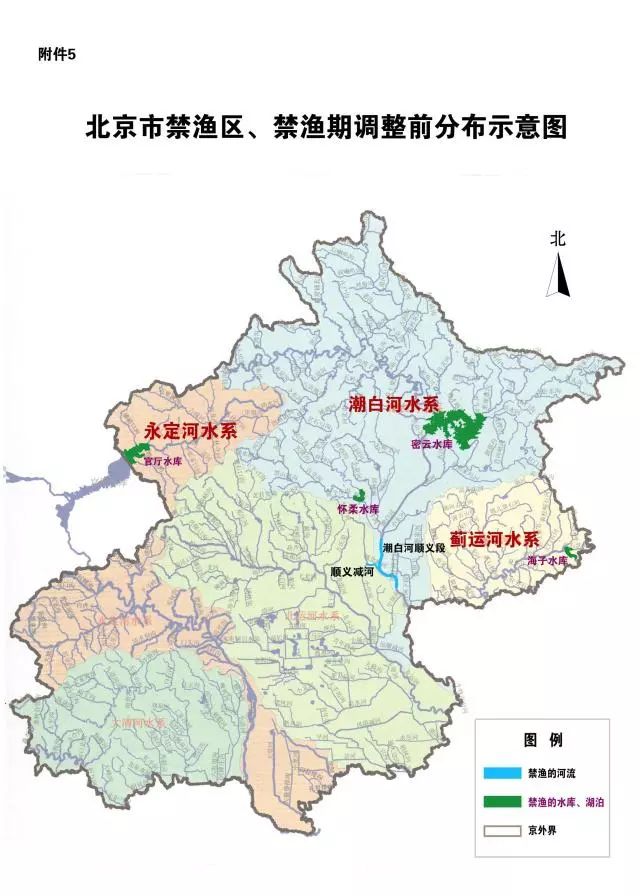 潮白河流域地图图片