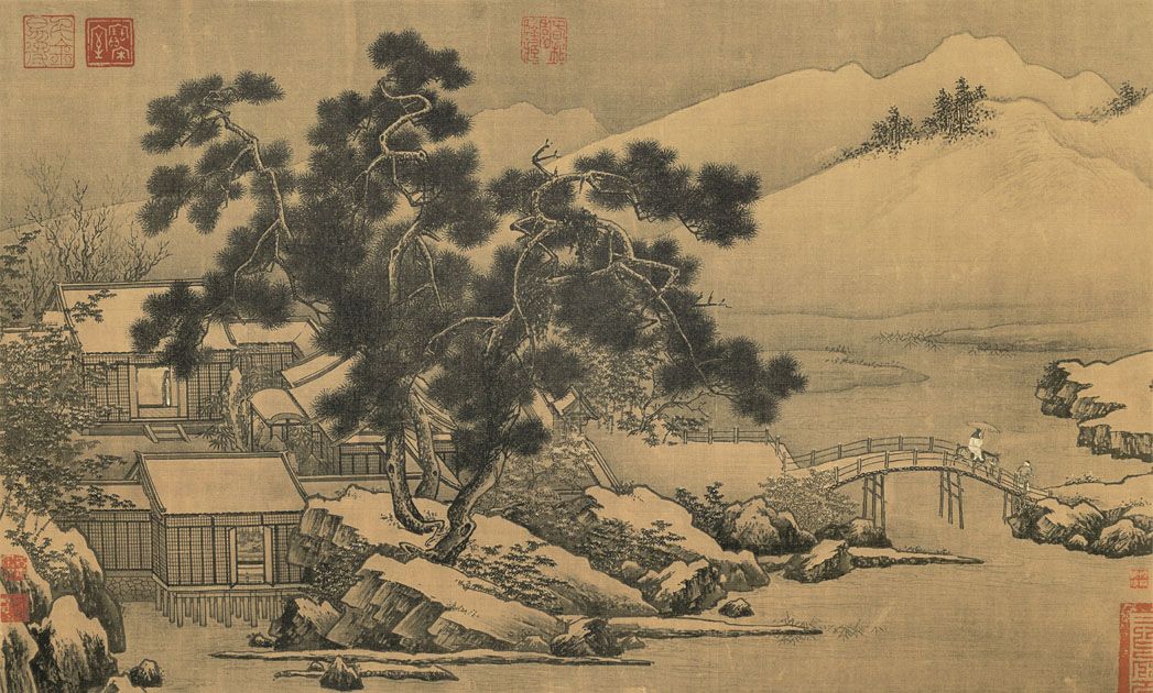 亭台楼阁好乘凉古画中的清凉去处