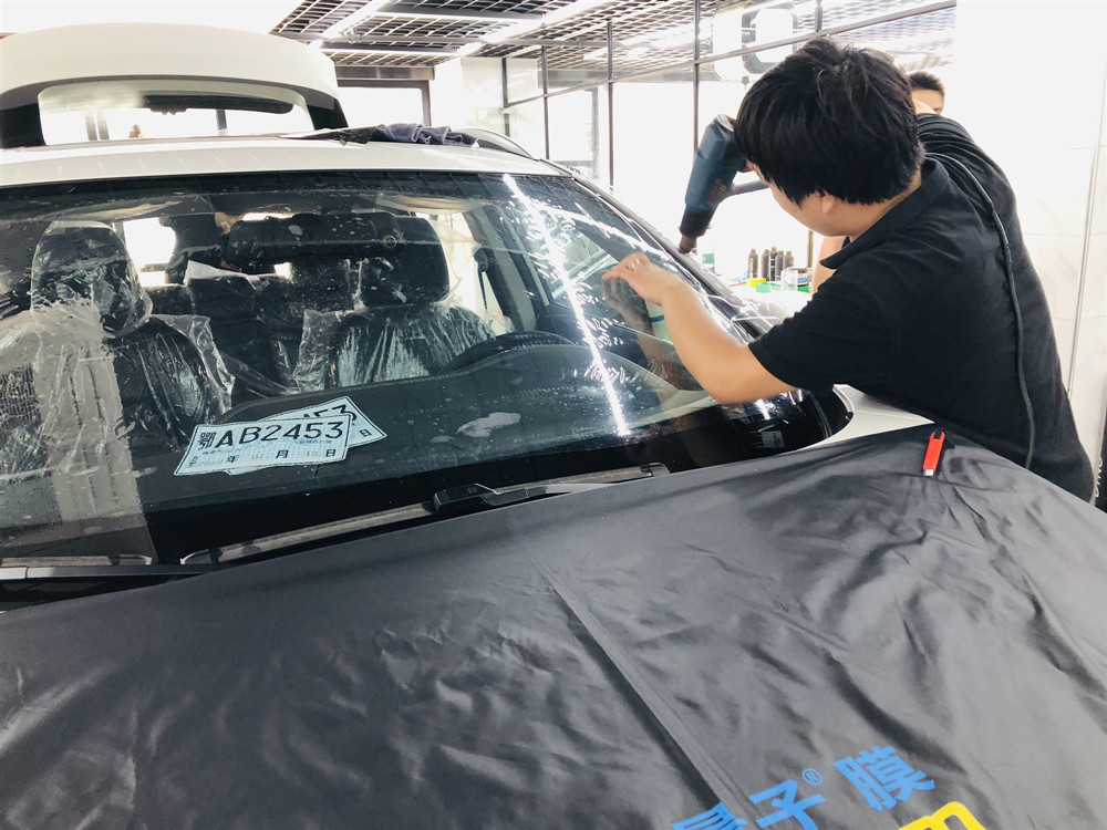 启辰t90装贴量子膜水晶80套餐案例