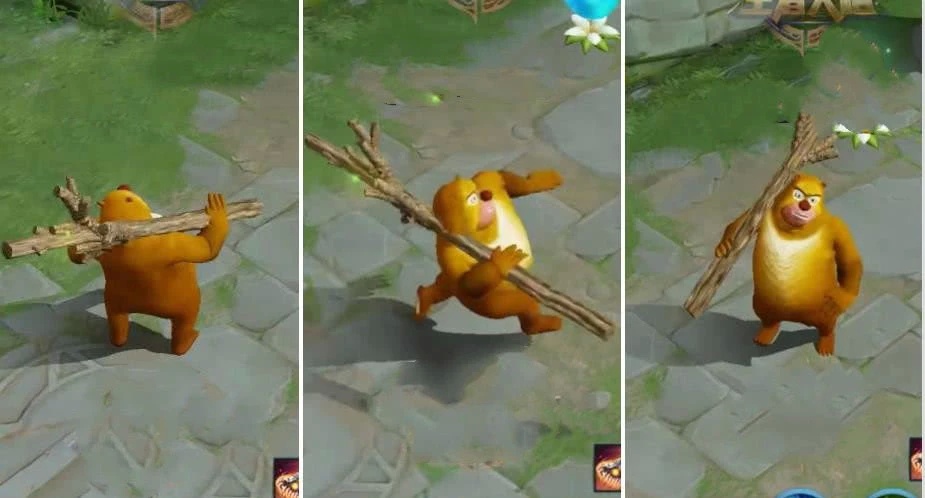 熊二来到王者峡谷竟然是猪八戒的皮肤