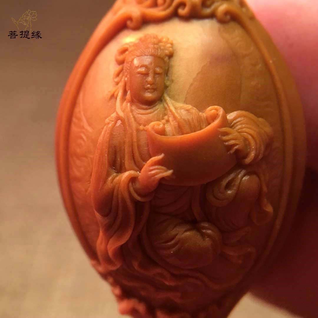 我是雕刻师缪小明橄榄核雕刻界工艺大师作品欣赏菩提缘文玩