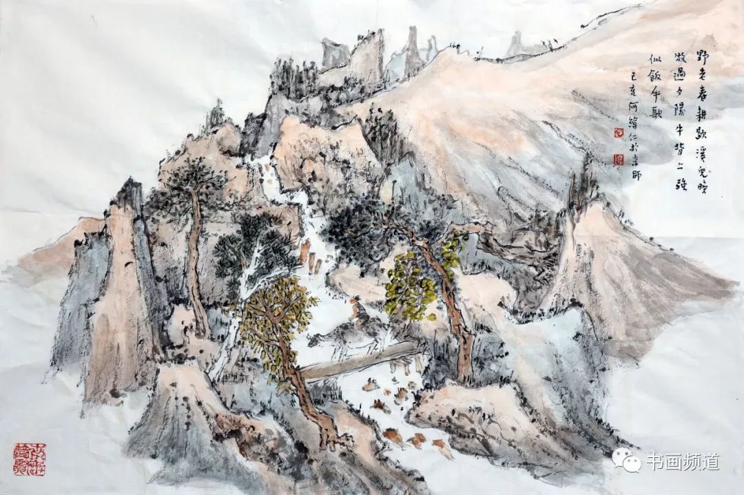 艺术惠民淡墨五彩虚无垠何纬仁惠民展售精品画作赏荐