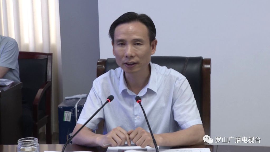 【罗山新闻】汪明君主持召开全县经济运行分析会(20190629期)