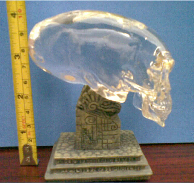 玛雅 水晶头颅图片