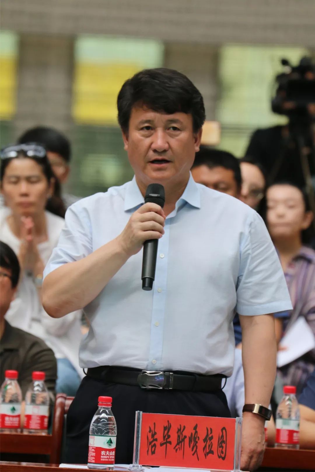 旗委副书记,旗政府旗长浩毕斯嘎拉图,旗政府副旗长周桂清出席应急演练