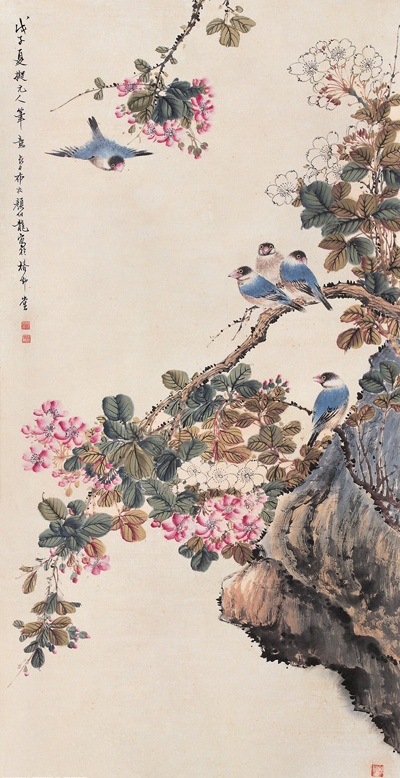 王梦白入室弟子,由贵族到布衣的花鸟大家,颜伯龙国画作品欣赏