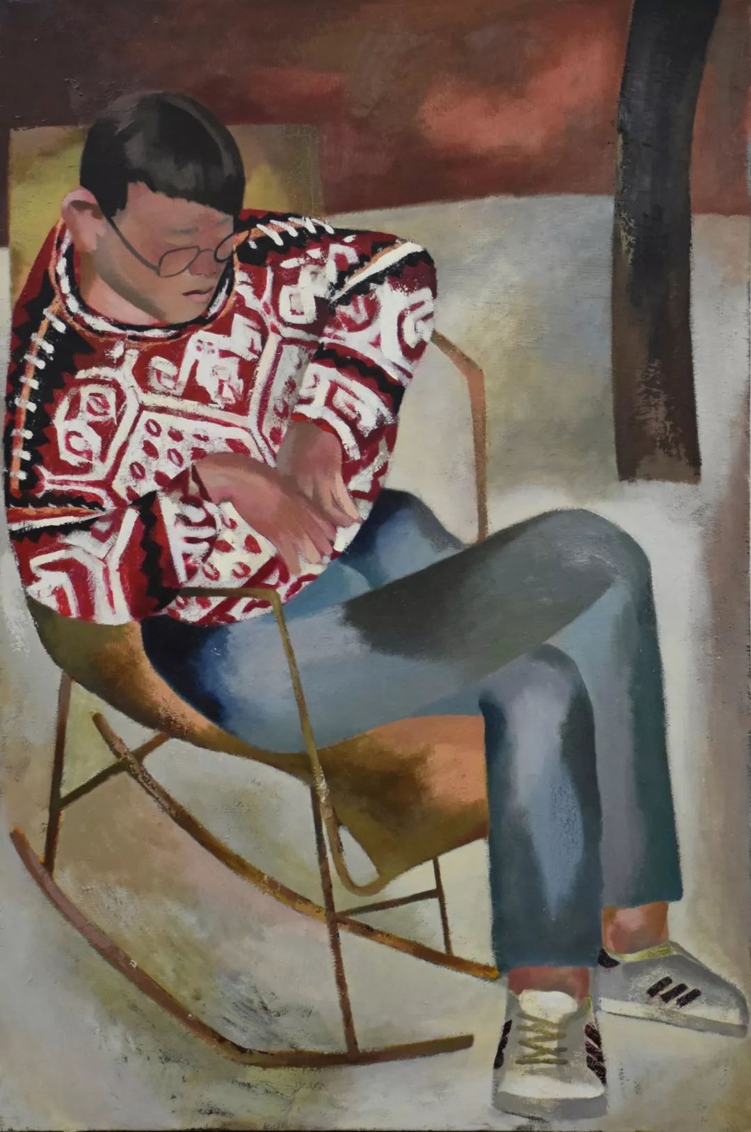 作者:周园/油画系/第三工作室种类:布面综合材料尺寸:180cmx200cmx4