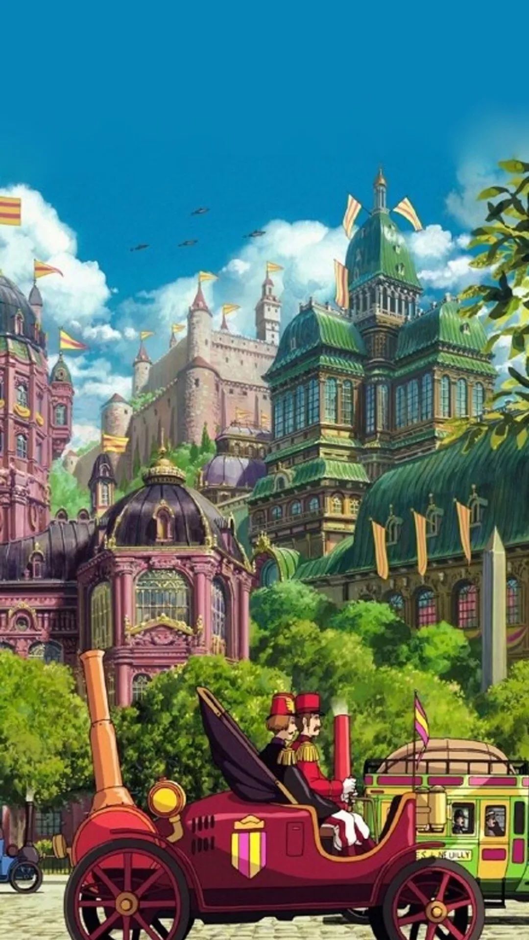 宫崎骏电影哈尔的移动城堡手机壁纸