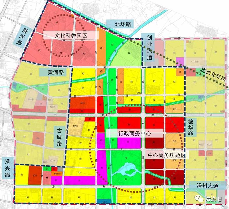 滑县政府搬迁规划图图片