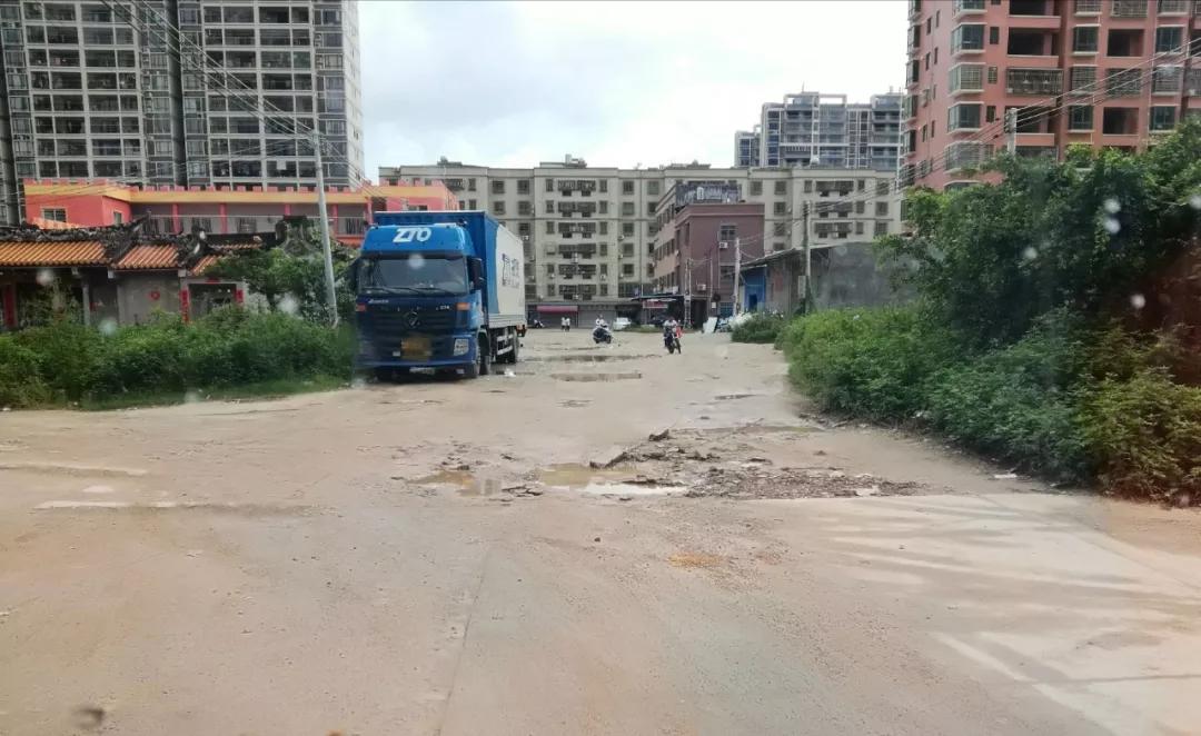 陆丰东海迎仙桥环城路马街尾玉照公园许多路面凹凸不平