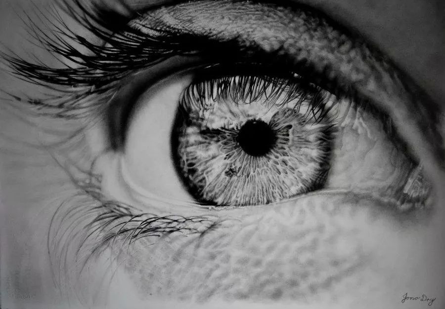 你确定这不是黑白照?5位超写实画家的精微素描