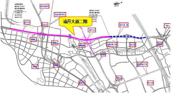 渝北统景特大桥规划图图片