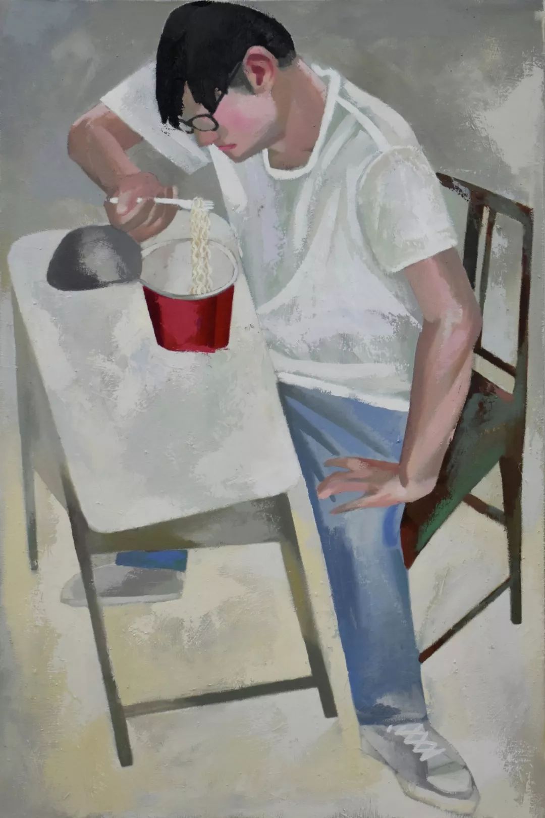 作者:周园/油画系/第三工作室种类:布面综合材料尺寸:180cmx200cmx4